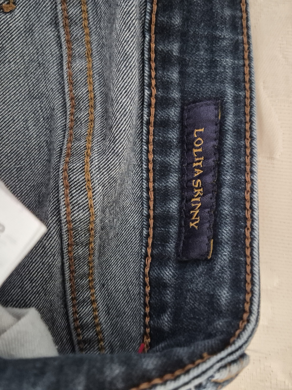 Lucky Brand Women's Lolita  Skinny Jeans - Dark Blue Denim - Picture 4 of 5